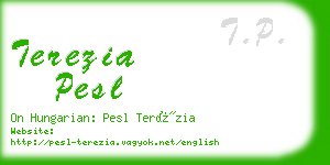 terezia pesl business card